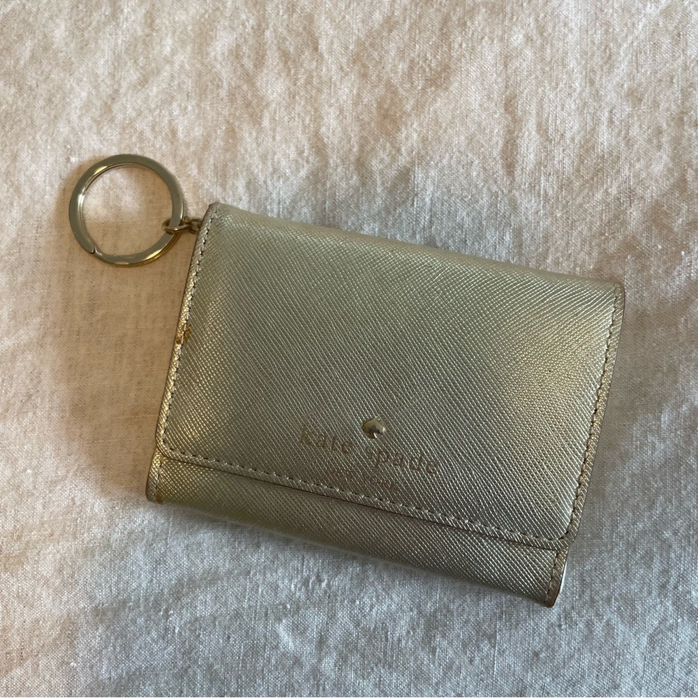 Kate Spade Gold Card Wallet Holder